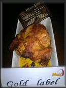 Poulets rôtis à la broche
